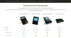Desktop Screenshot of personalausweis-kartenleser.com
