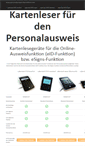 Mobile Screenshot of personalausweis-kartenleser.com